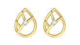 18K Gold & Diamond Women Earring KER-33